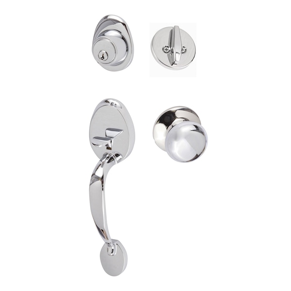 Sure-Loc Hardware Sure-Loc Hardware Alta Handleset, Durango Handleset Trim, Polished Chrome AT507-DU-RD 26 - main